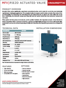 Piezoelectric Actuator | Marotta Controls, Inc
